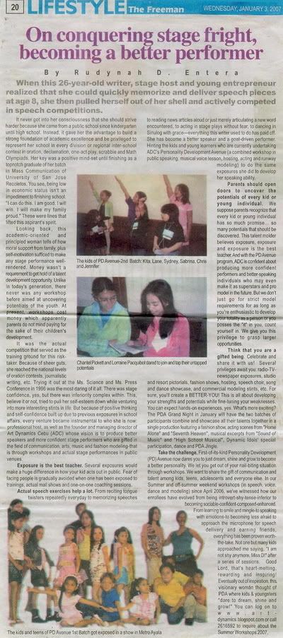 In The News: PDA Season 1 1st and 2nd Batches