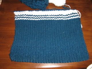 start of a hat