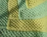 log cabin blanket detail