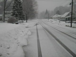 snowstorm on my street