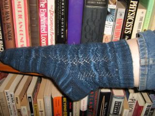 fan lace sock