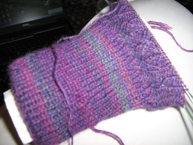 late unlamented Austrian cabled mitts