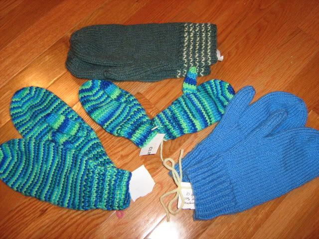 a quad of mittens