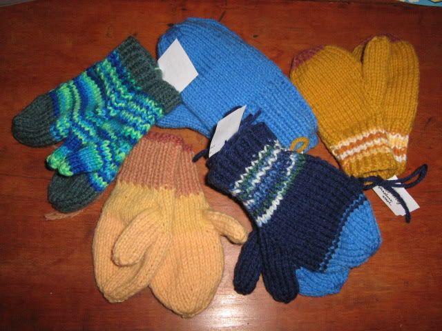 mittens and more mittens