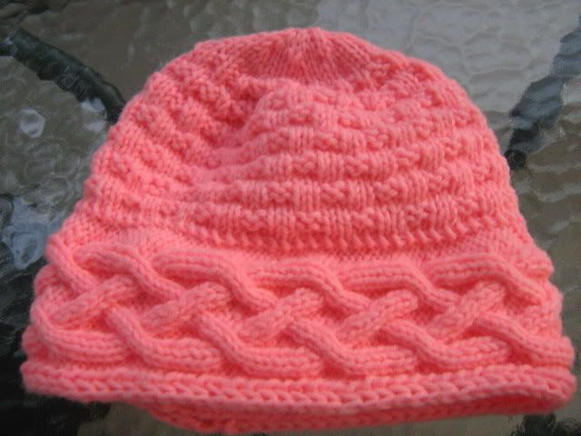 cable brim hat