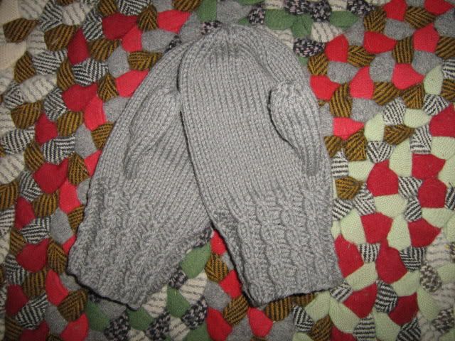 gray child's mittens