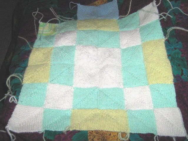 Mitred square blanket