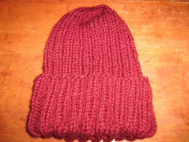 2x2 ribbed hat