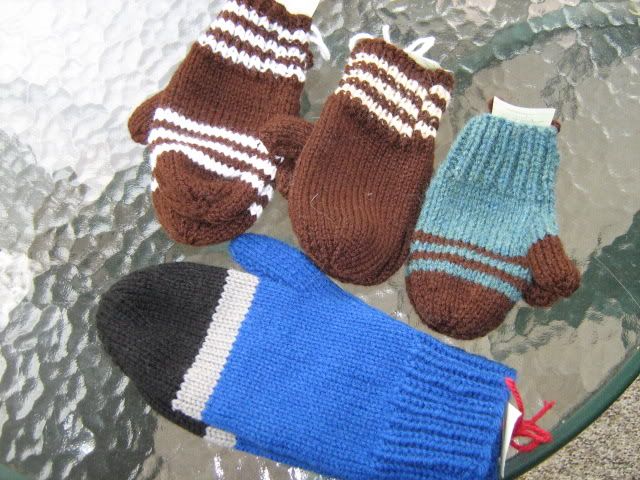 and even yet more mittens