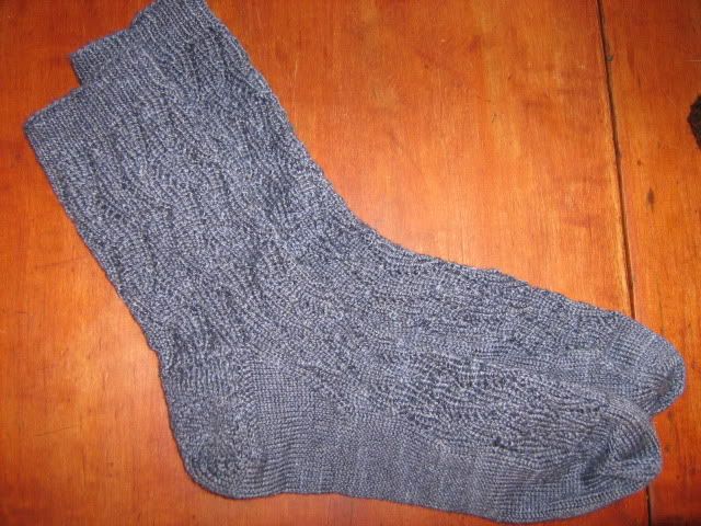 ribbed lace socks