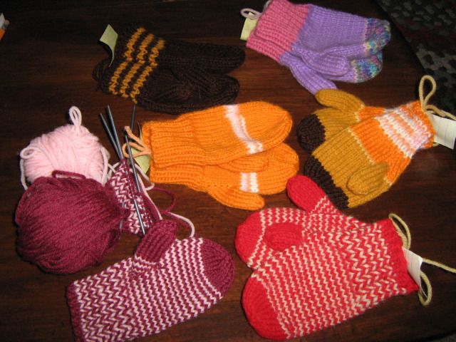 More multicolor March mittens
