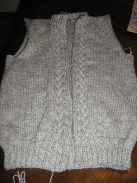 celtic cable sweater body
