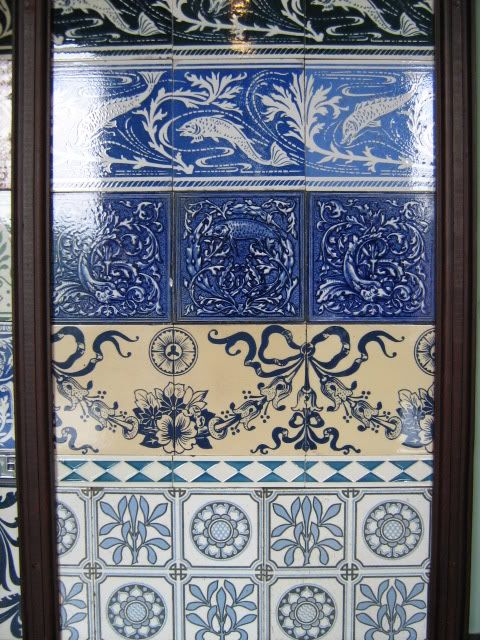 Tiles in the Jackfield Tile Museum