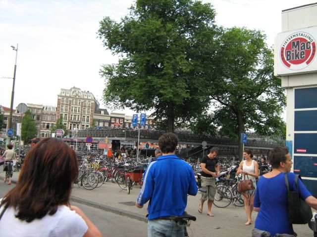 Multistory bike park in Amsterdam