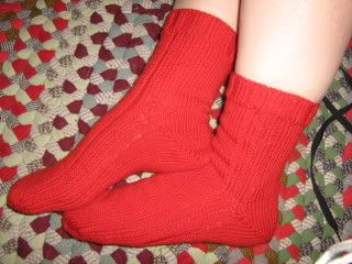 Manly Red Socks