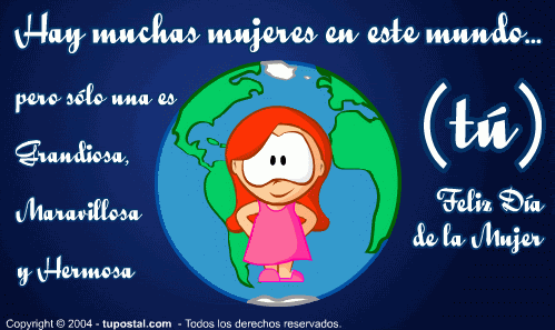 Feliz dia hermosha mujer!!! TQM!!