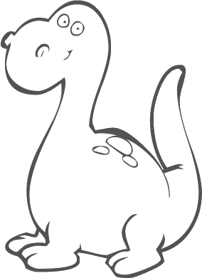 Dibujos para pintar de dinosaurios