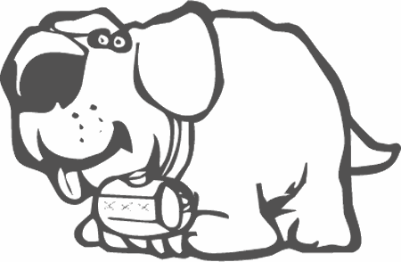 Dibujos para colorear perritos