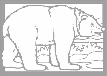 Dibujos para colorear animales de la selva, osos, elefantes, etc