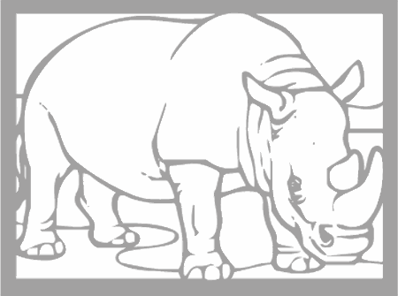 Dibujos para colorear animales de la selva, osos, elefantes, etc