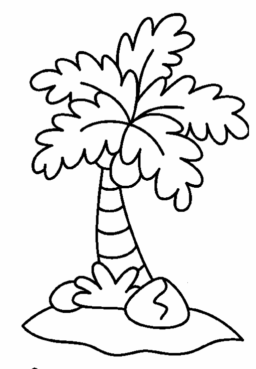 Dibujos para colorear arboles