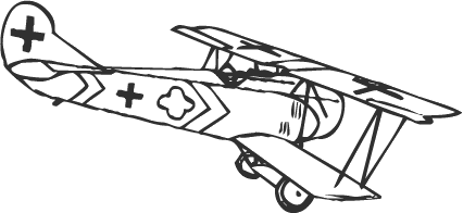 Dibujos para colorear aviones