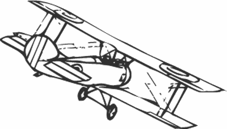 Dibujos para colorear aviones
