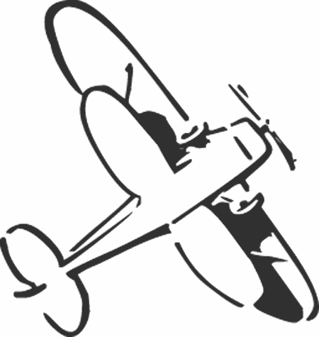 Dibujos para colorear aviones