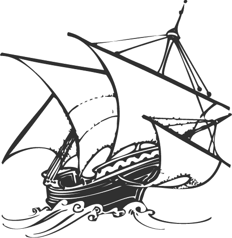 Dibujos para colorear barco pirata