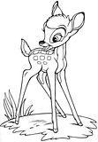 Dibujos para pintar de bambi