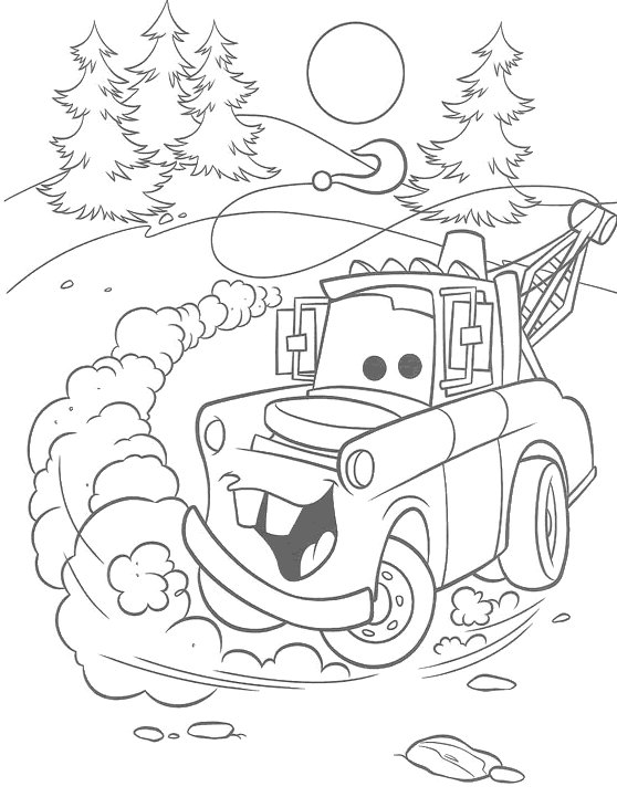 Dibujos para colorear de cars