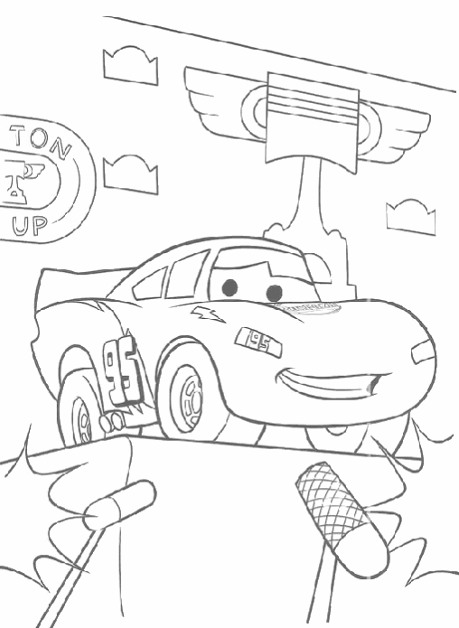 Dibujos para colorear de cars
