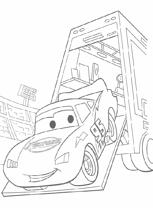 Dibujos para colorear de cars