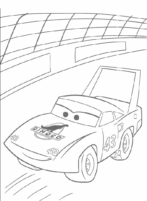 Dibujos para colorear de cars