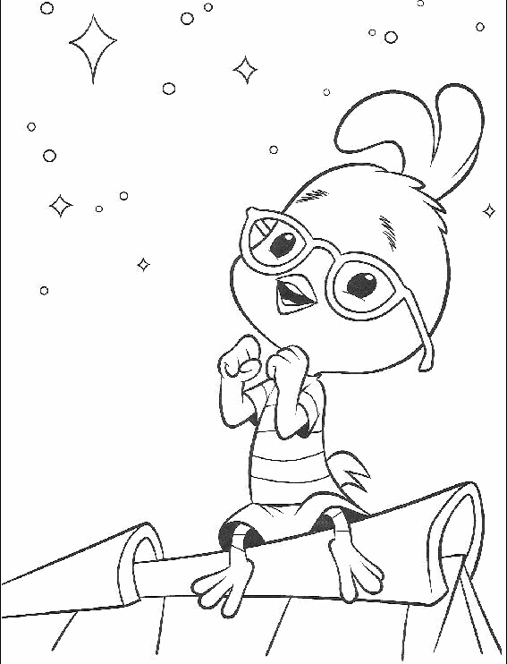 Dibujos para colorear de chicken little