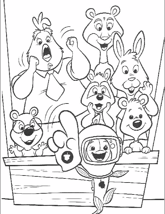 Dibujos para colorear de chicken little