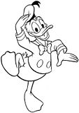 Dibujos para pintar del Pato Donald