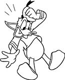 Dibujos para pintar del Pato Donald