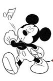 Dibujos para pintar de Mickey