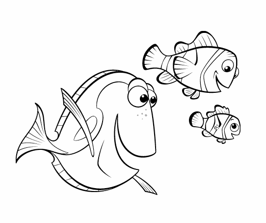 Dibujos para colorear de Nemo