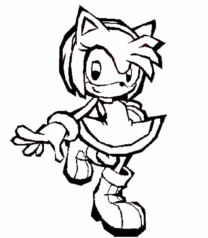 Dibujos para pintar de Sonic