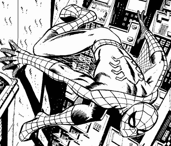 Dibujos para pintar de Spiderman