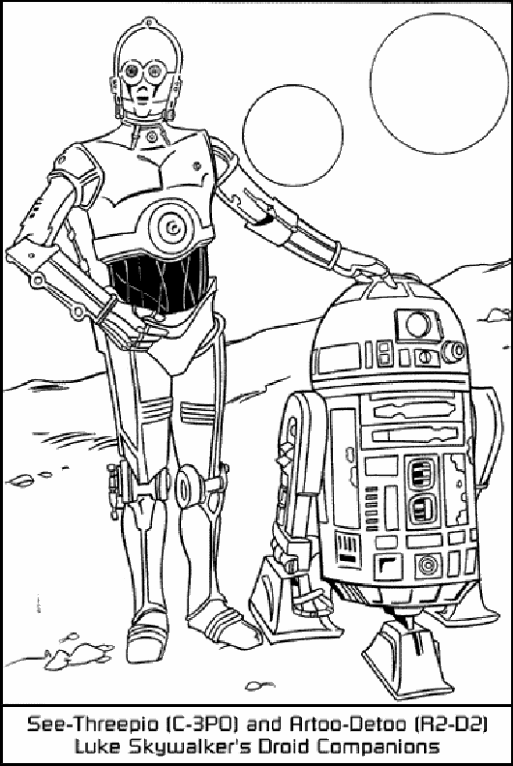 Dibujos para pintar de Star Wars