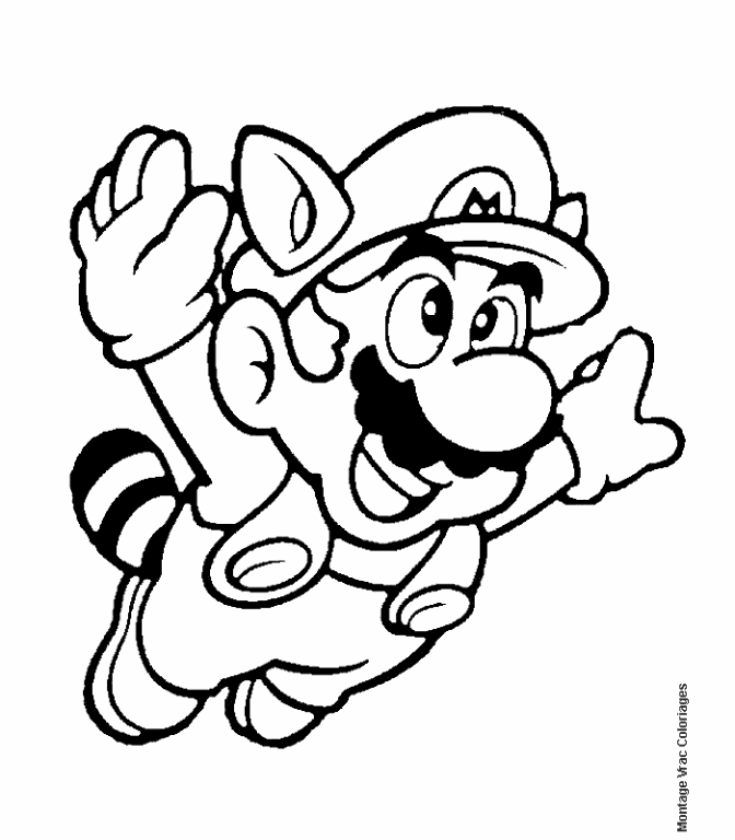 Dibujos para pintar de Super Mario Bros