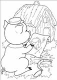 disegni 3 porcellini da colorare