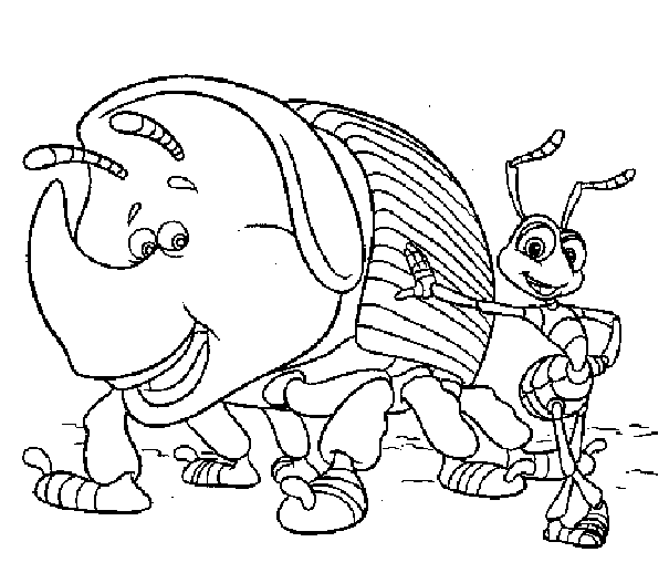 disegni a bugs live da colorare