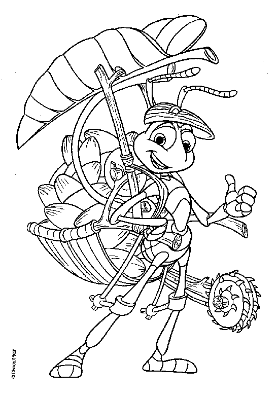 disegni a bugs live da colorare