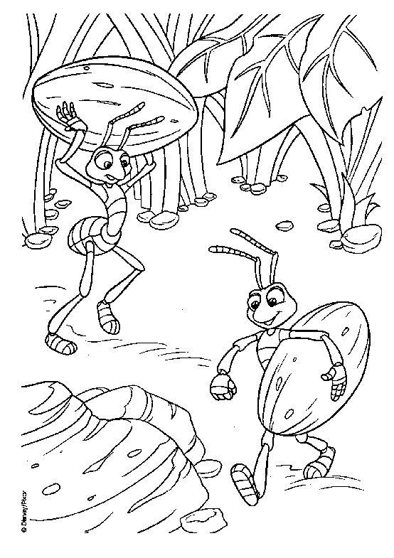 disegni a bugs live da colorare