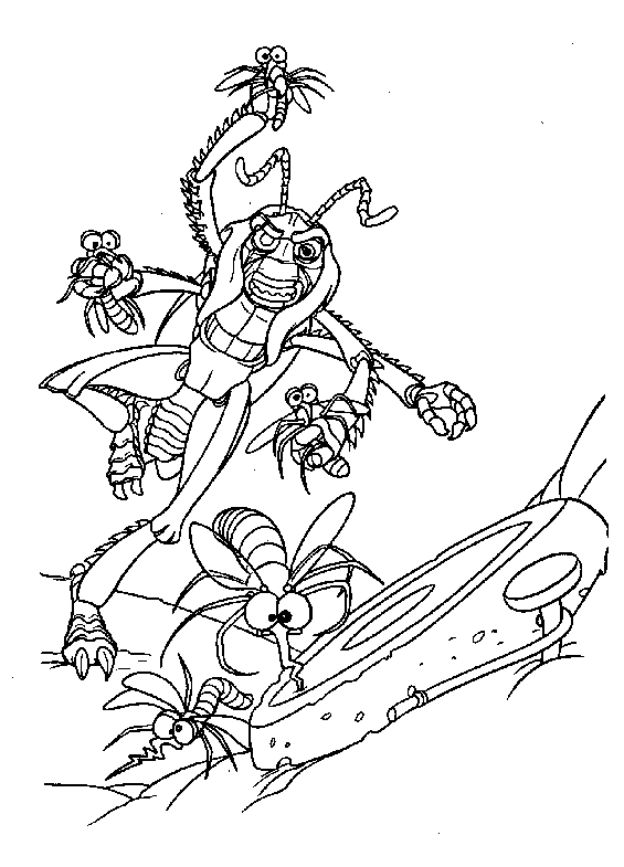 disegni a bugs live da colorare