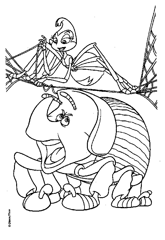 disegni a bugs live da colorare